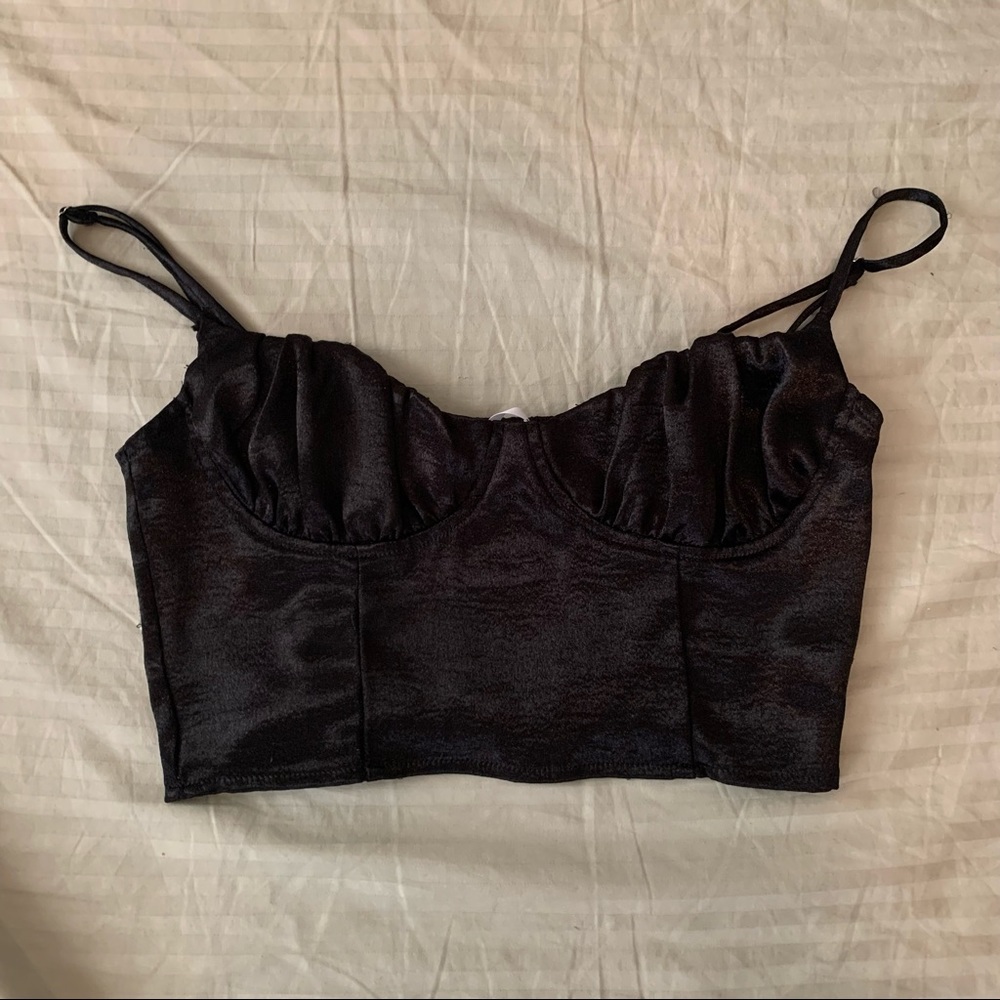 Black Strappy Tank Top